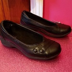 Basic Editions Memory Foam Tech black mary jane flats shoes nwt size 5m comfort